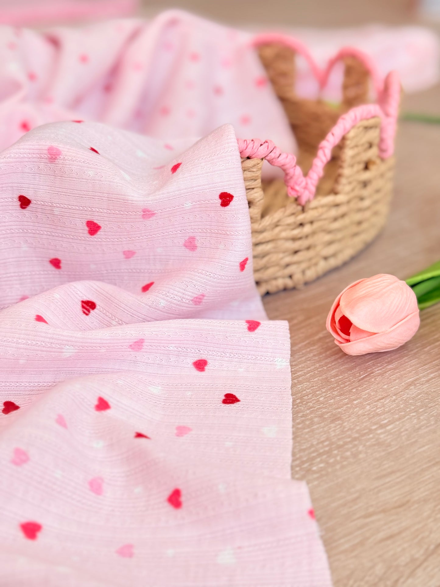 Printed Cotton Jersey Sweethearts