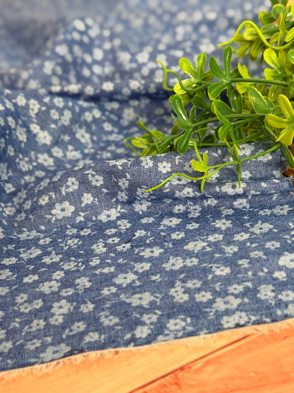 Printed Denim Blossom