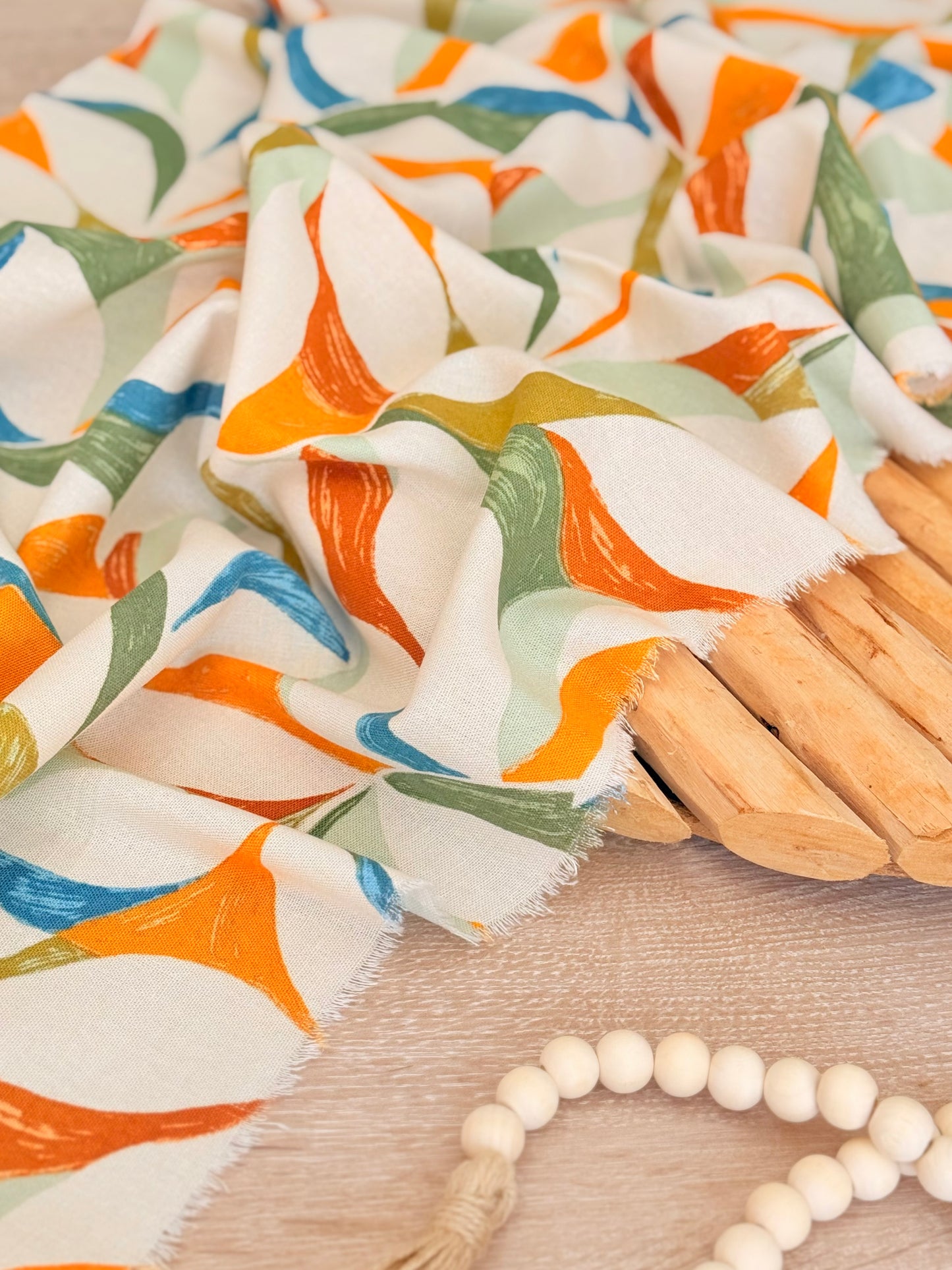Printed Linen Color Flow