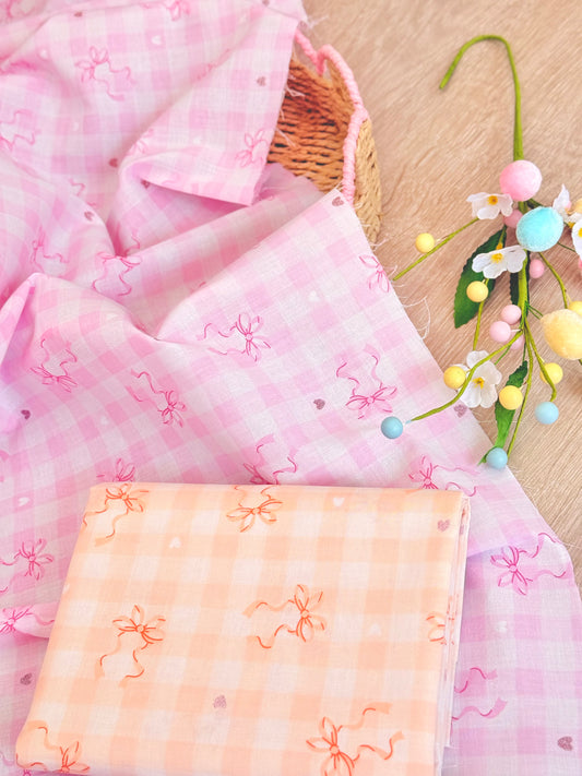 Printed Cotton Shiny Ribbons