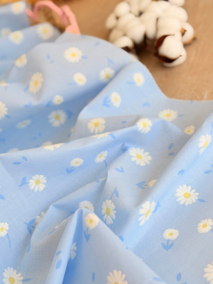 Puff Printed Cotton Daisy Blush