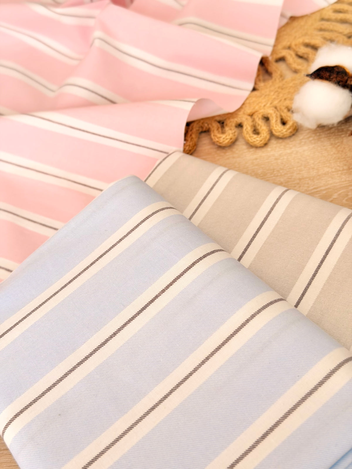 Printed Cotton Stripes 06