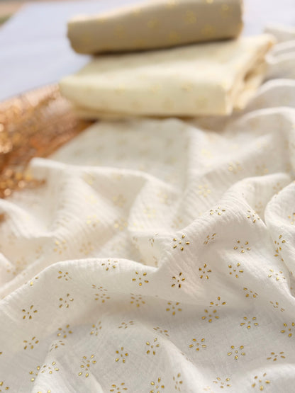 Muselina Foil Golden Petals