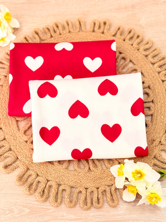 Printed Rib Sweet Valentine