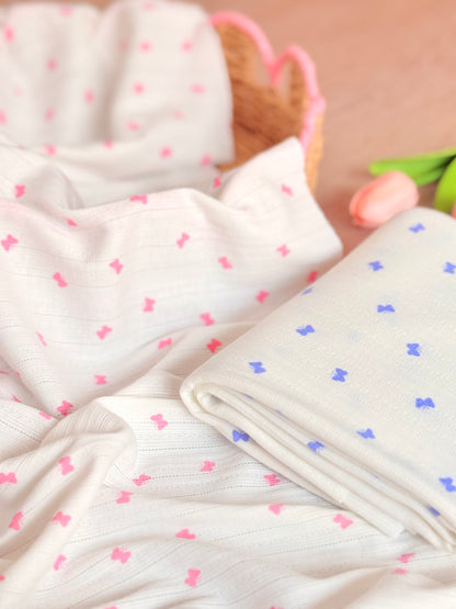 Printed Cotton Jersey Little Butterflies