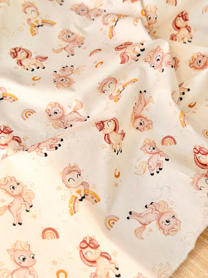 Cotton Twill Rainbow Pony
