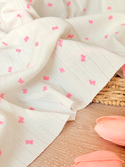 Printed Cotton Jersey Little Butterflies