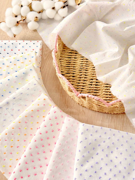 Plumeti Cotton Candy Dots | Algodón Plumeti