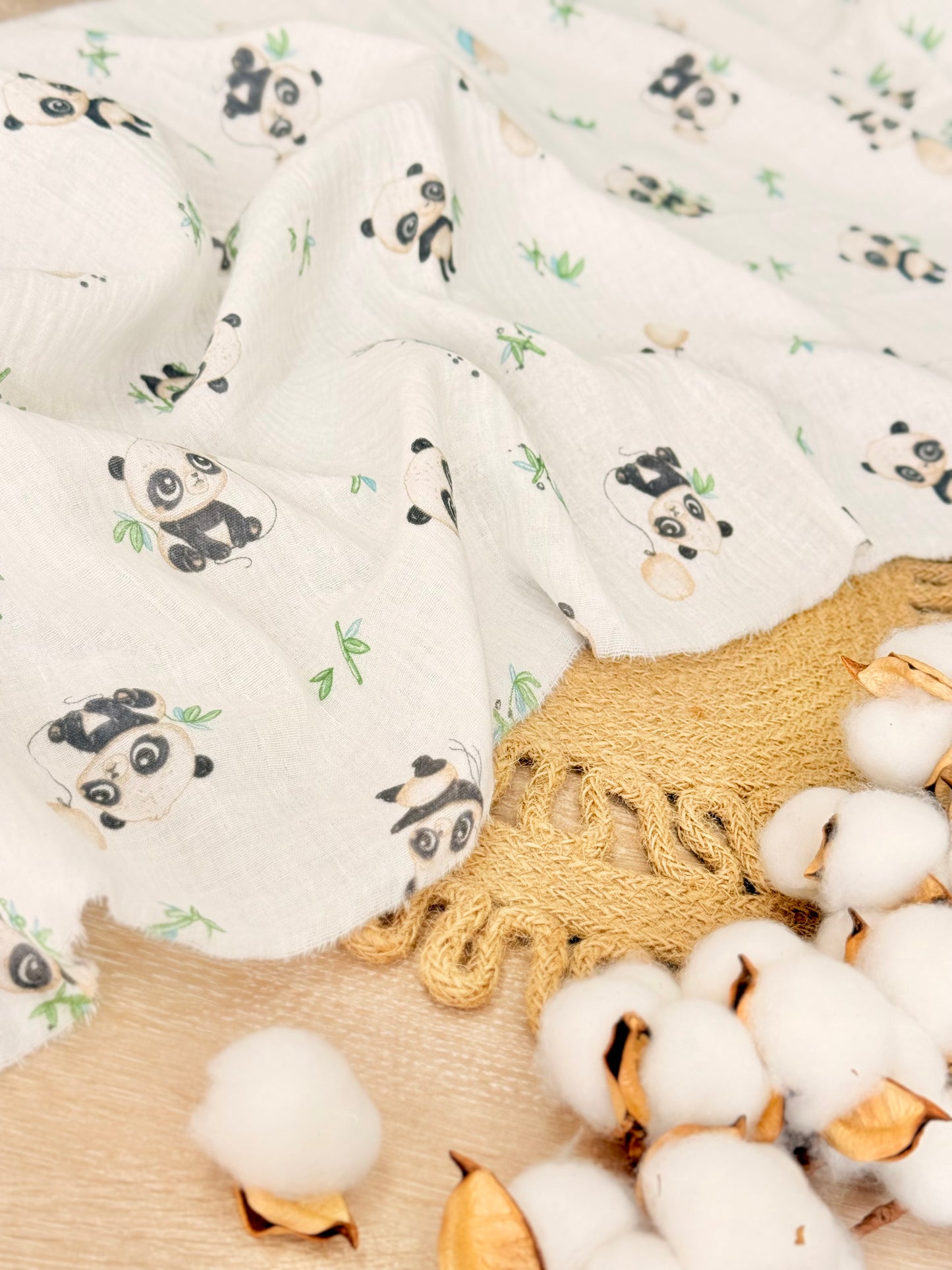 Muselina Baby Pandas