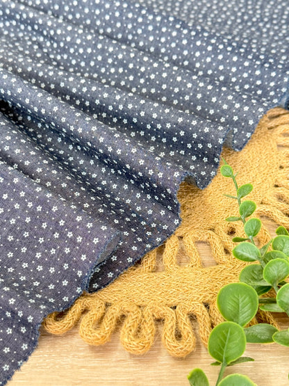 Printed Denim Midnight Ditsy