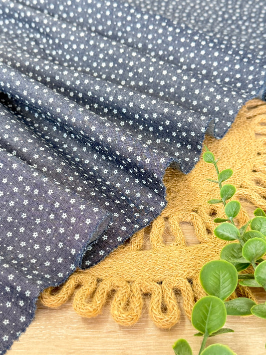 Printed Denim Midnight Ditsy