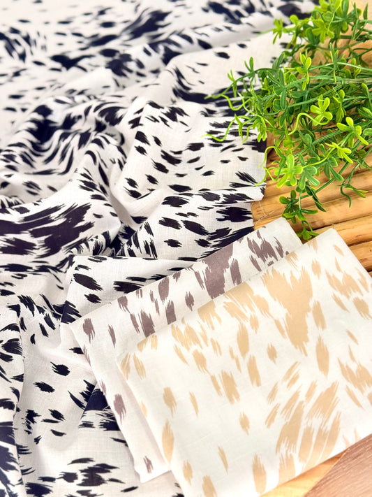 Printed Linen Brushstroke