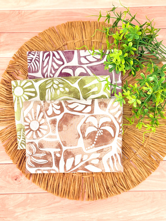 Printed Linen Sahara Tiles