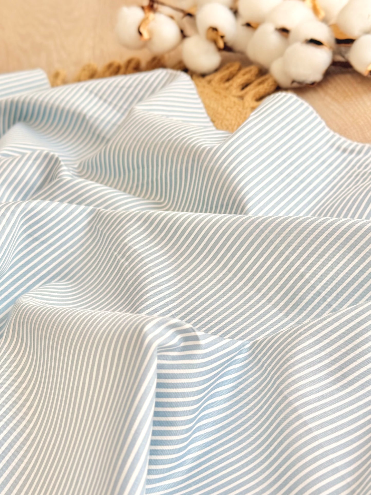 Cotton Twill Pastel Stripes