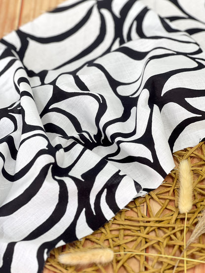 Printed Linen Flow Rythm