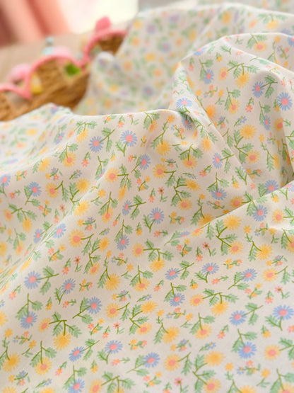 Printed Cotton Pastel Meadow