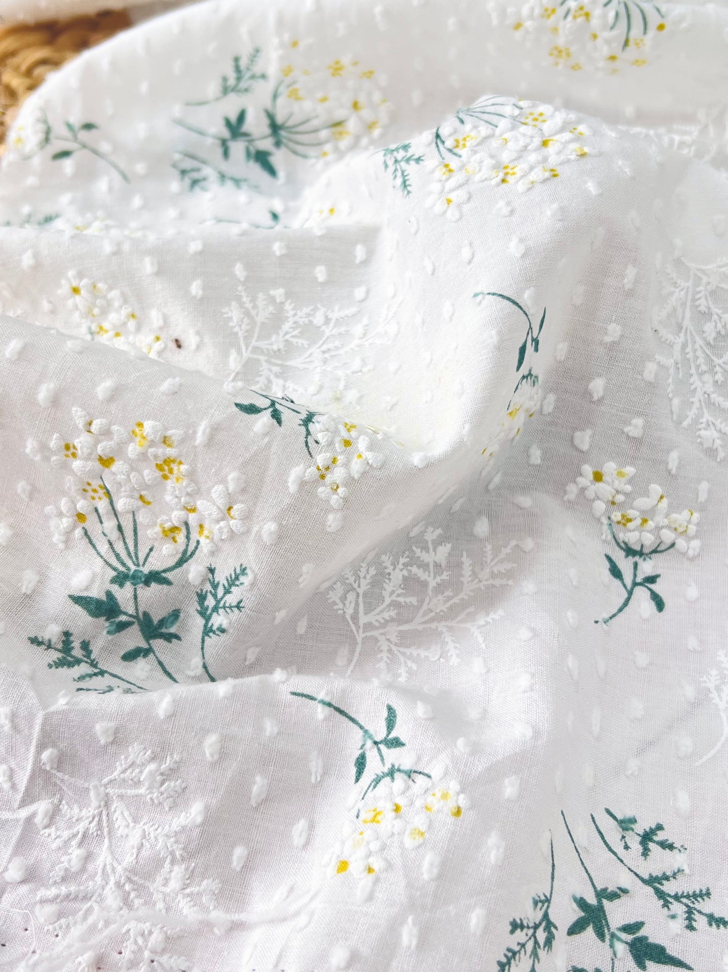 Printed Plumeti Cotton Flowers 18