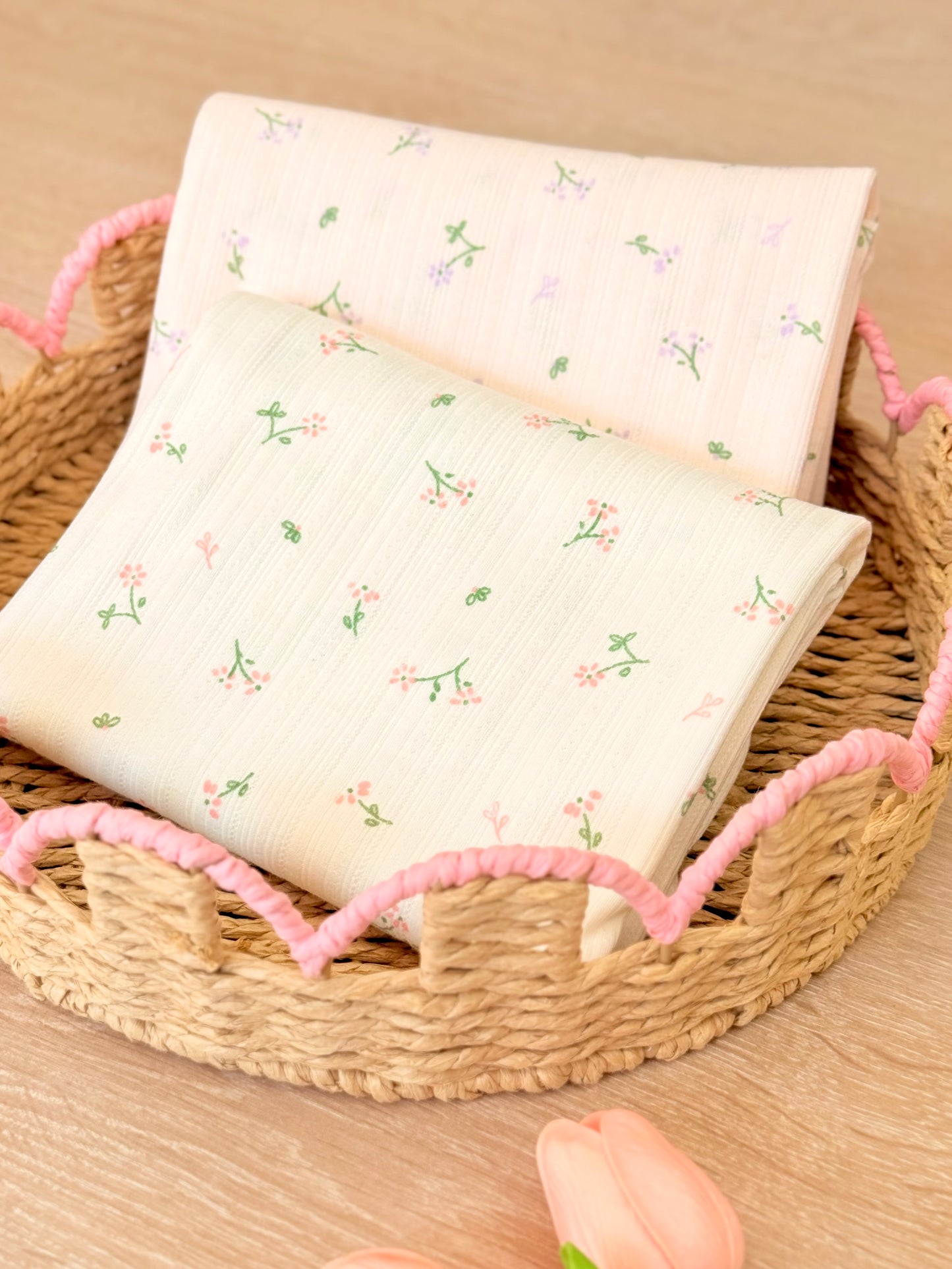 Printed Cotton Jersey Petite Meadow