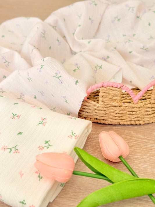 Printed Cotton Jersey Petite Meadow