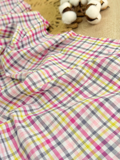 Printed Cotton Checks 23