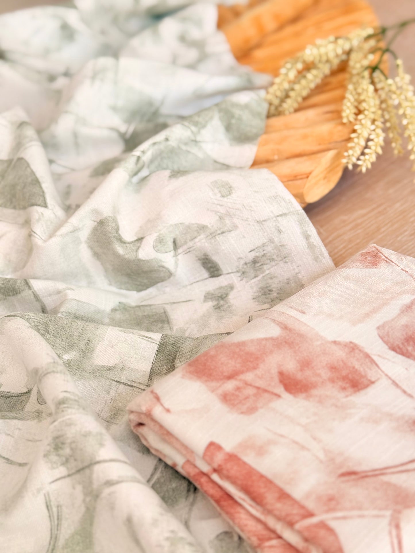 Printed Linen Slub Painter’s Canvas