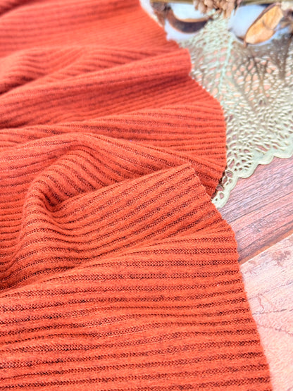 Sweater Knitted Rib Heather