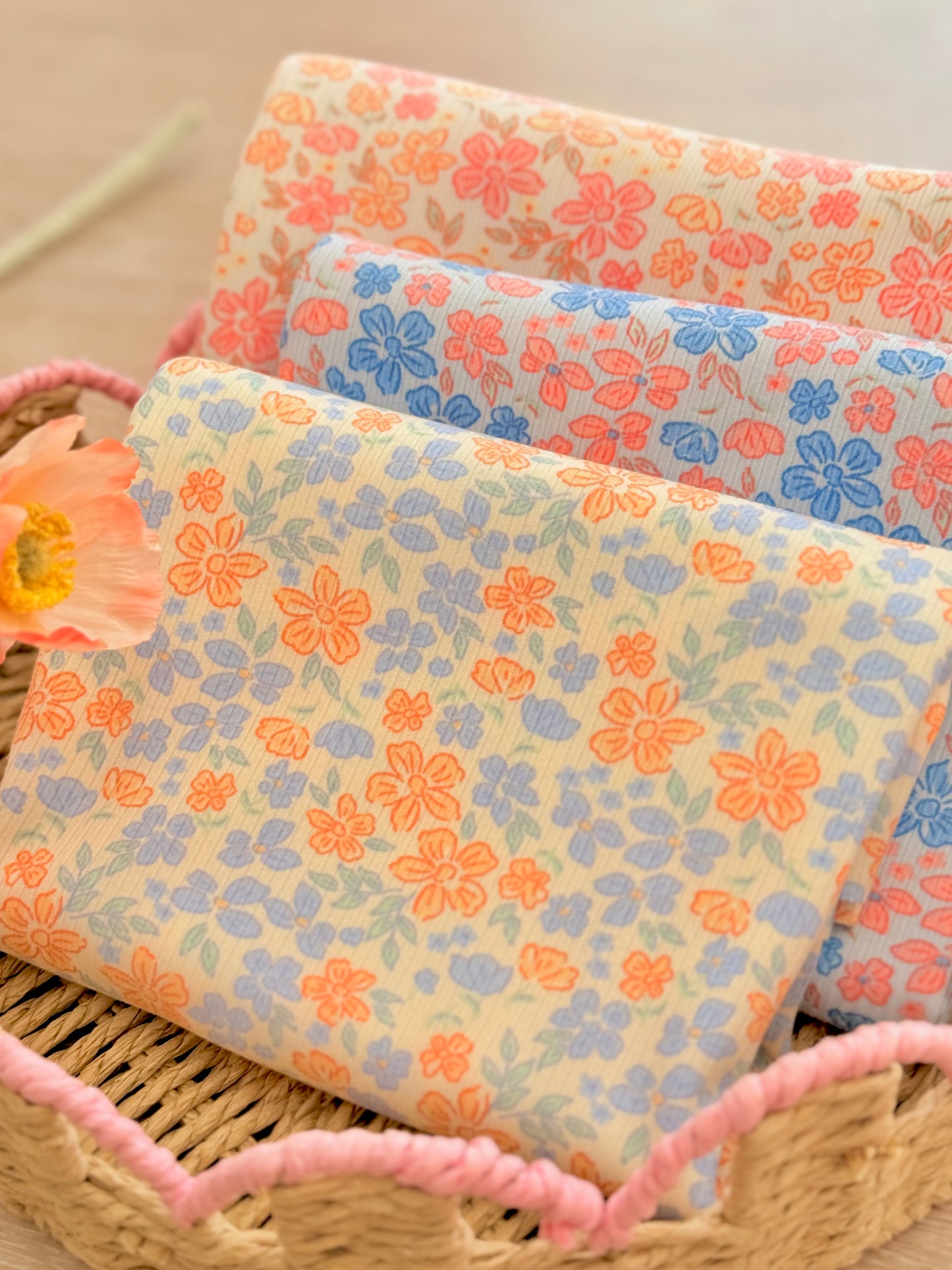 Printed Rib Sunset Meadow