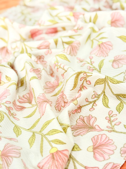 Printed Rib Blossom Charm