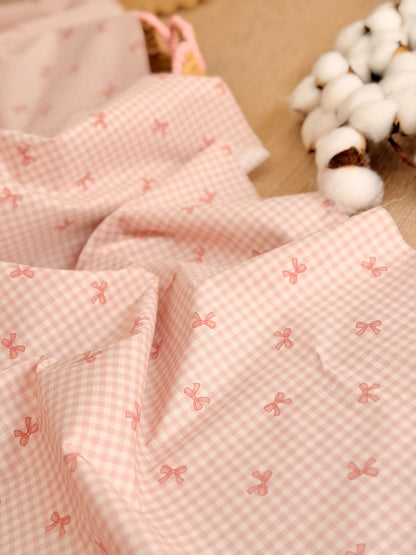 Cotton Twill Bow Vichy
