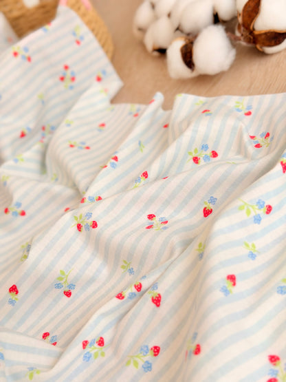 Interlock Strawberry Stripes
