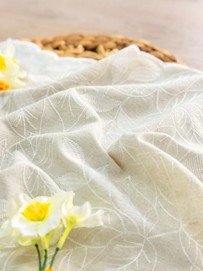 Embroidered Linen Pure Botanica