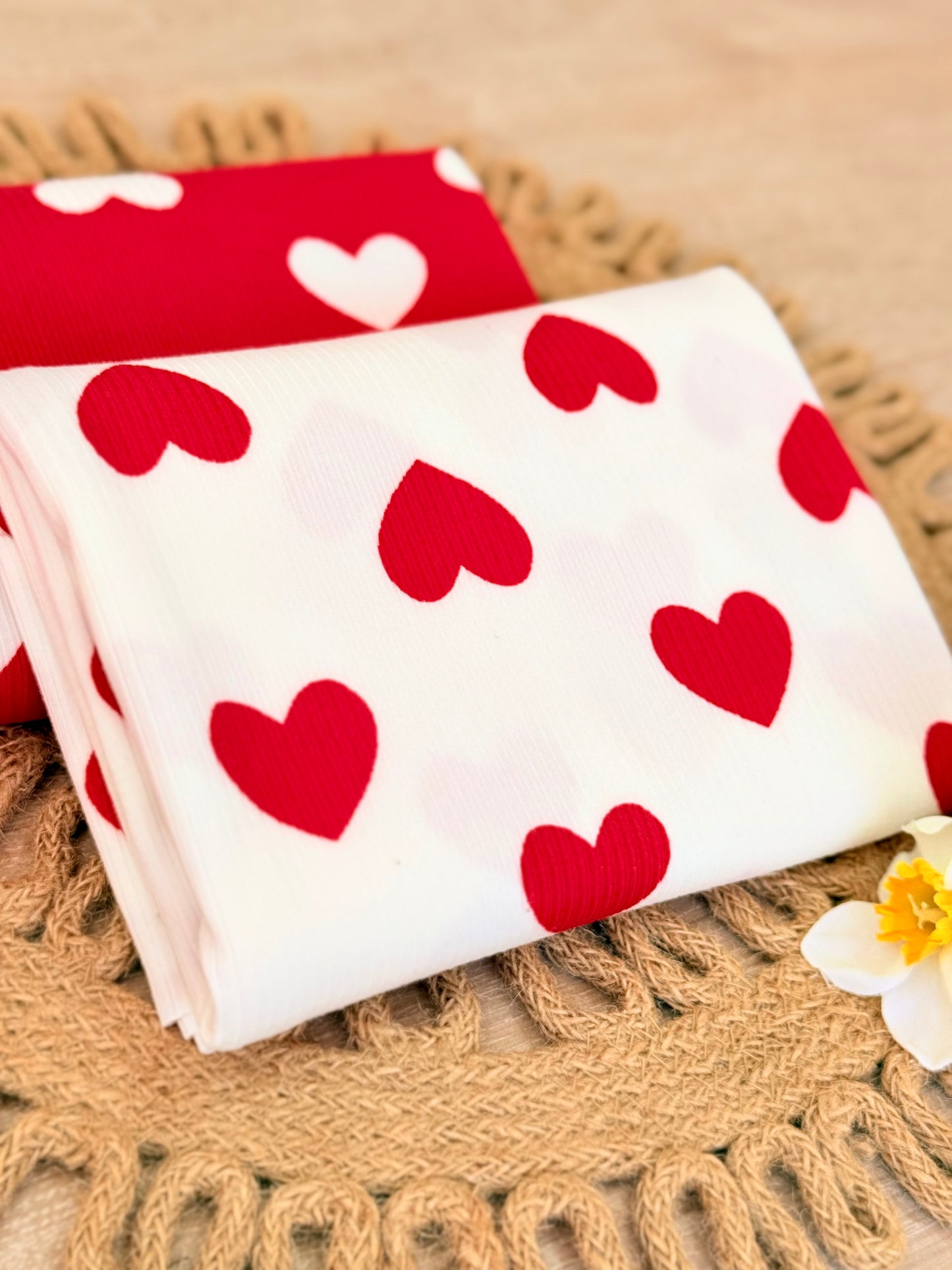Printed Rib Sweet Valentine