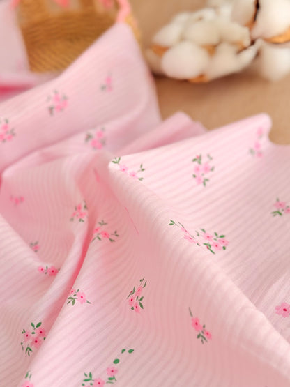 Printed Voile Petal Whisper