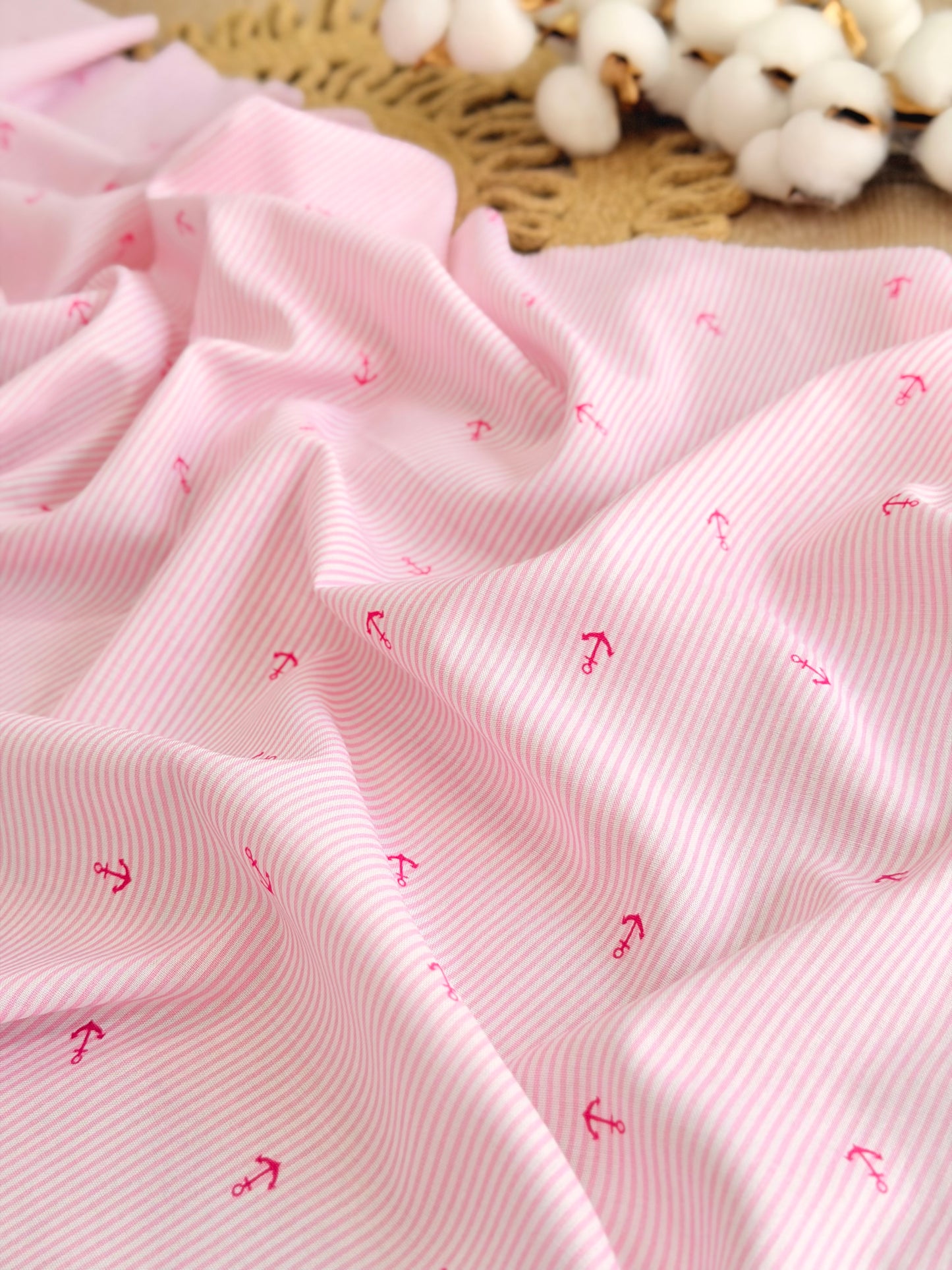 Printed Cotton Pink Harbor