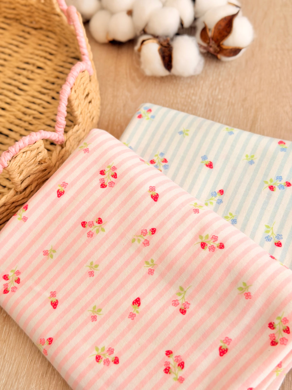 Interlock Strawberry Stripes