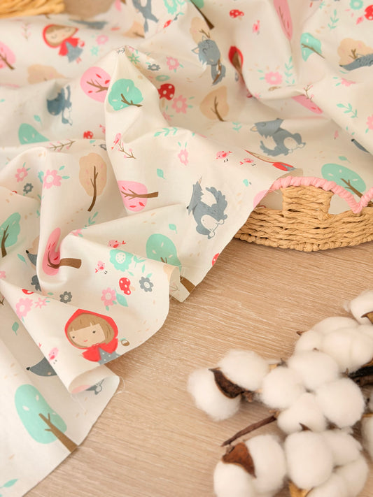 Cotton Twill Little Red Hood
