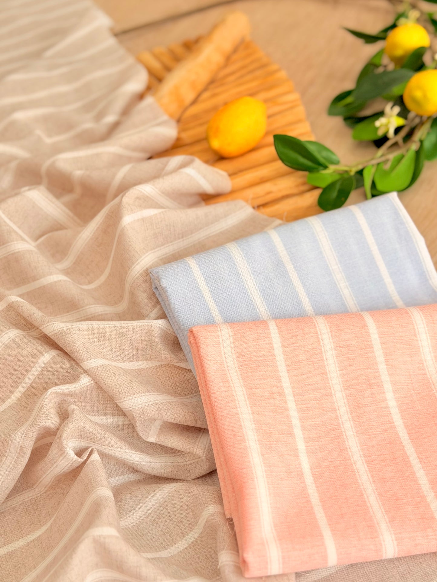 Printed Linen Stripes 21