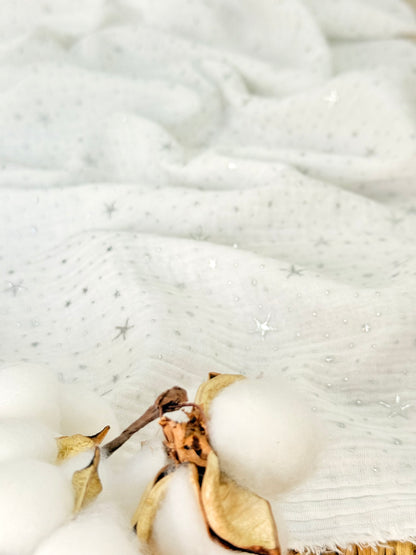 Muselina Silver Stardust