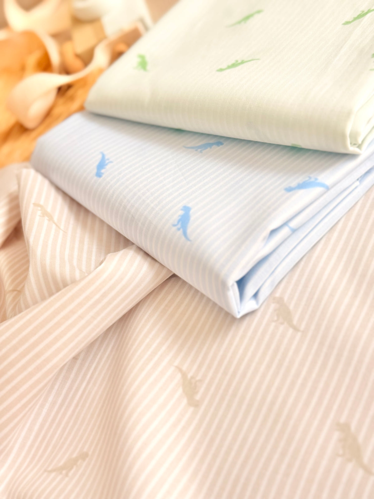 Printed Cotton Tiny Dinos