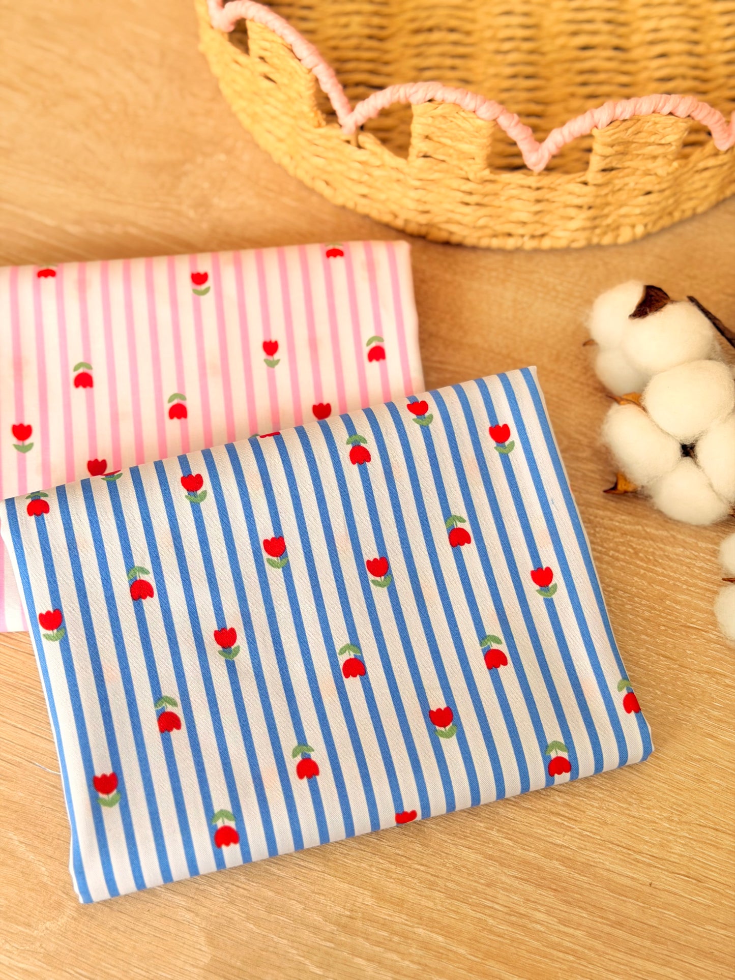 Printed Cotton Tulip Lane