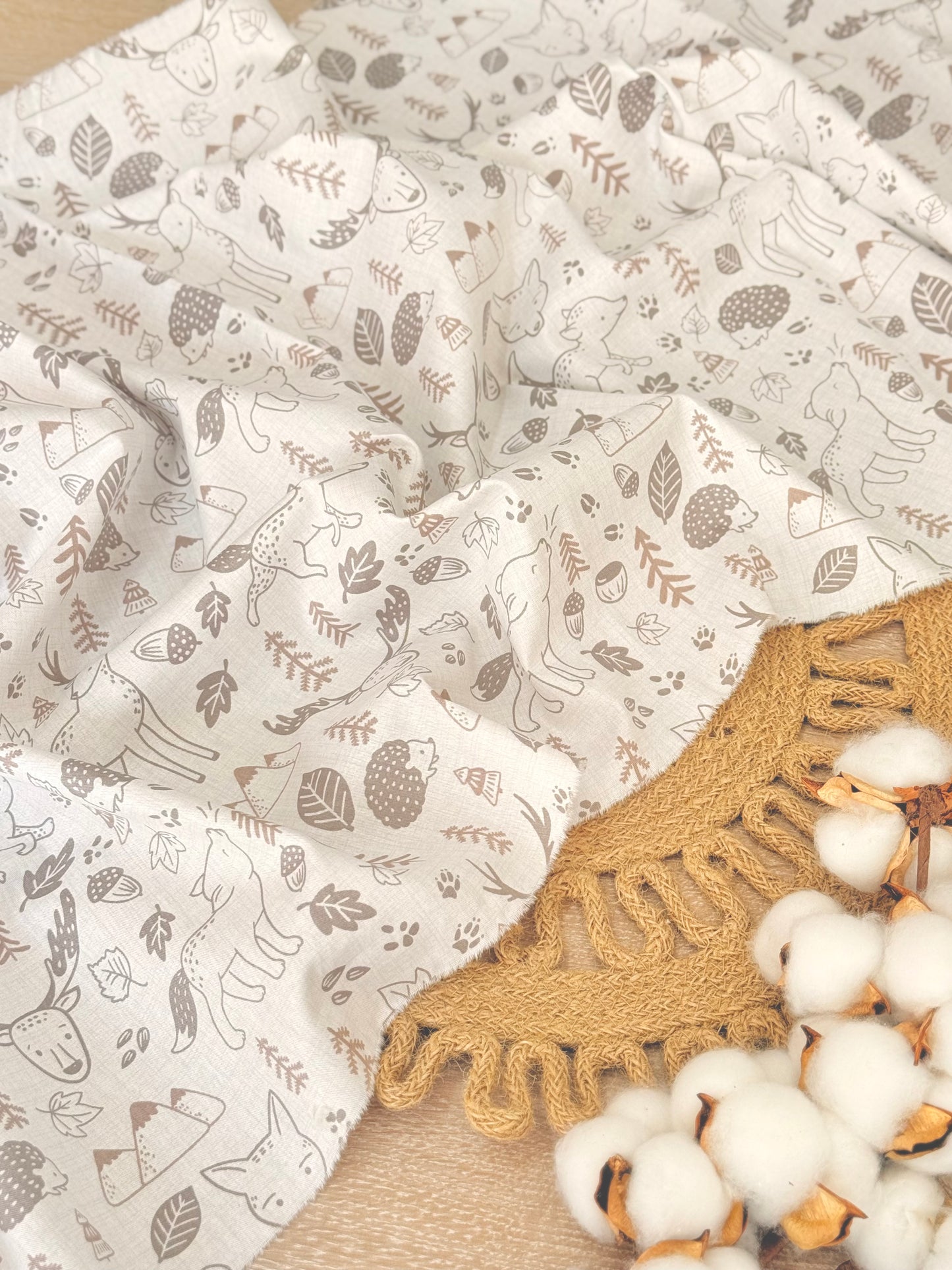 Cotton Twill Woodland Tales