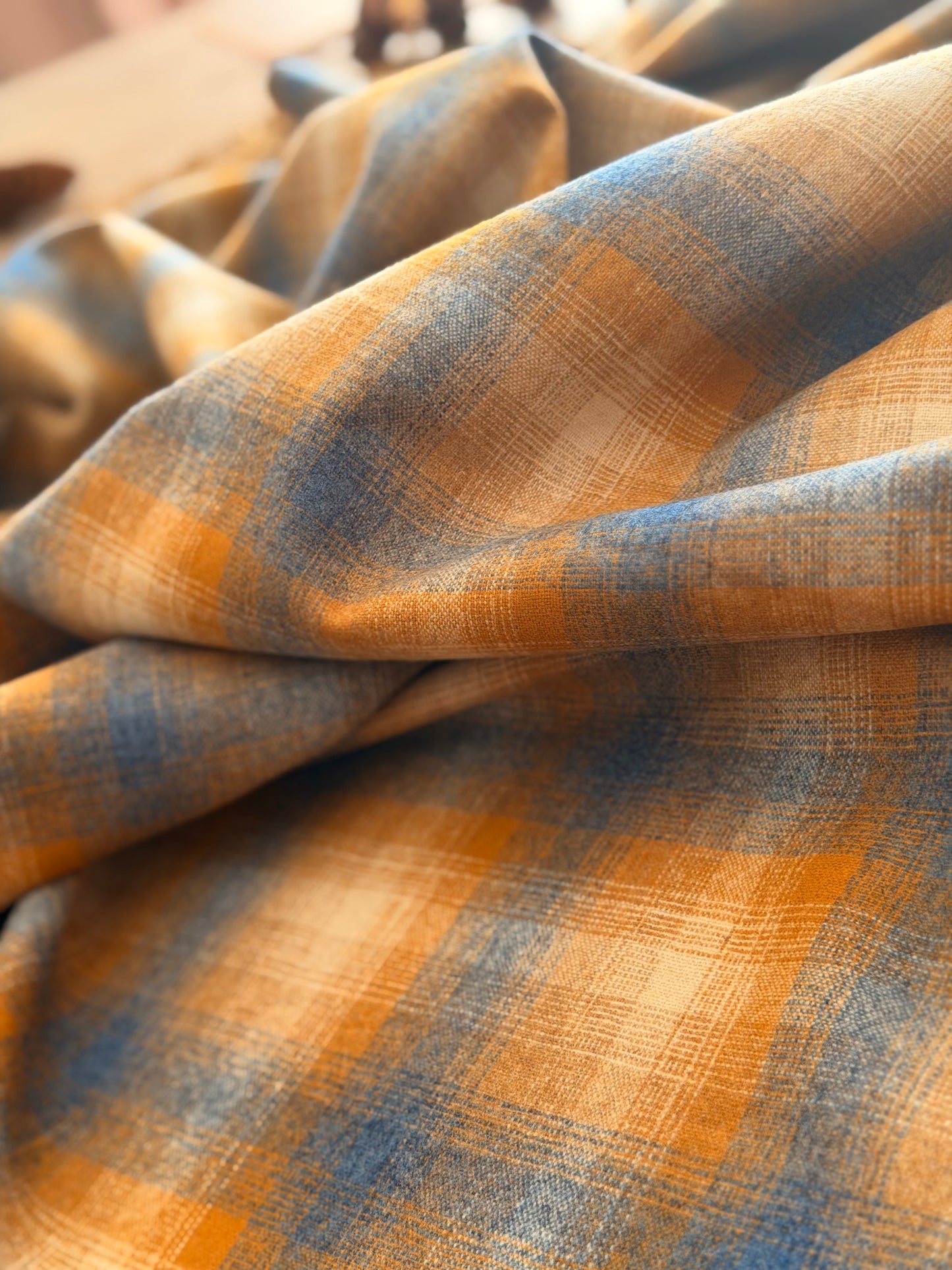 Paño de Lana Autumn Sky Plaid