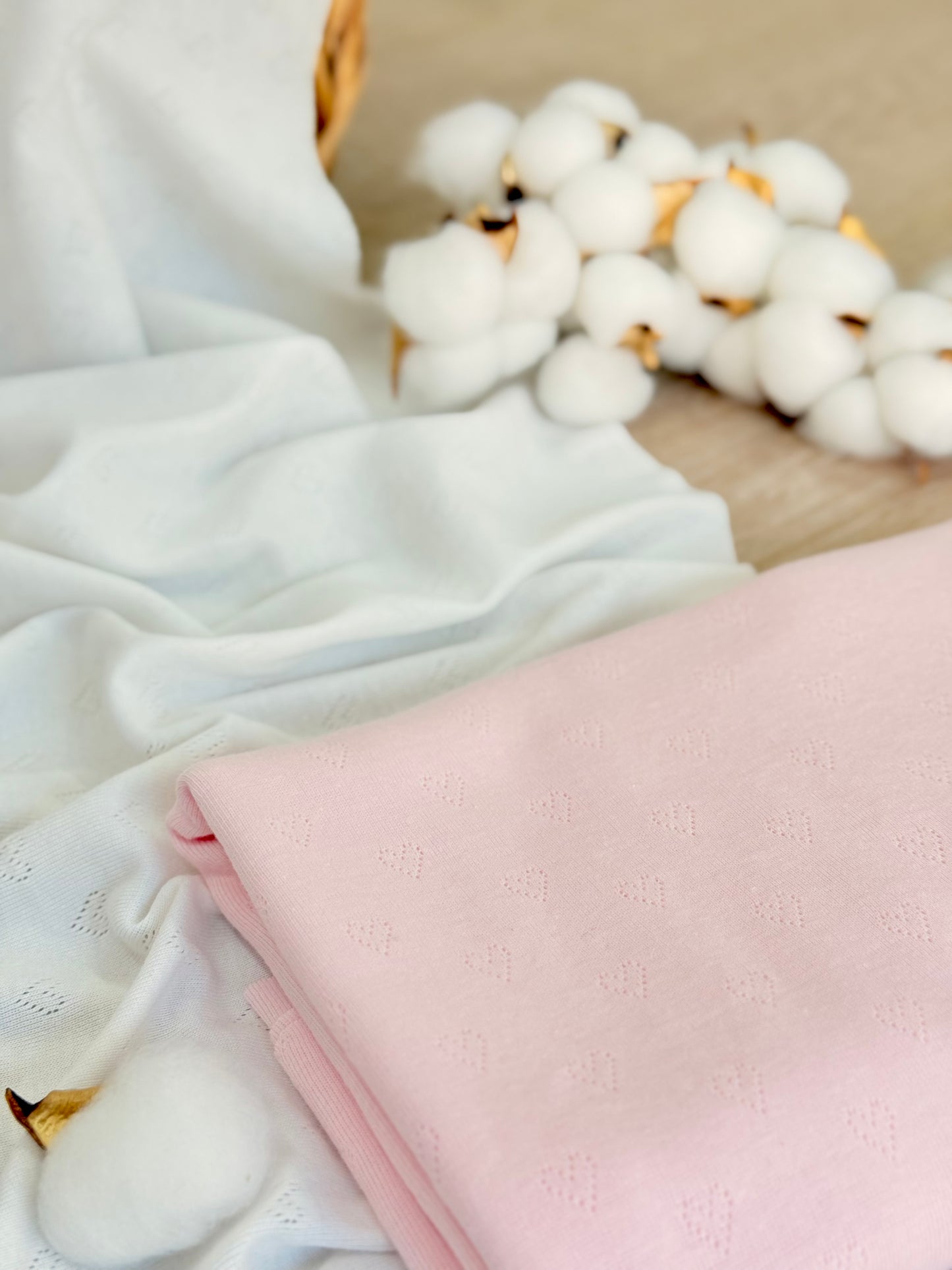 Cotton Jersey Hearts