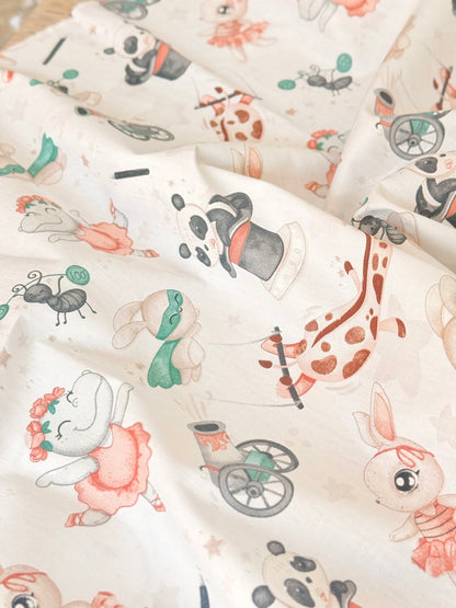Cotton Twill Playful Circus