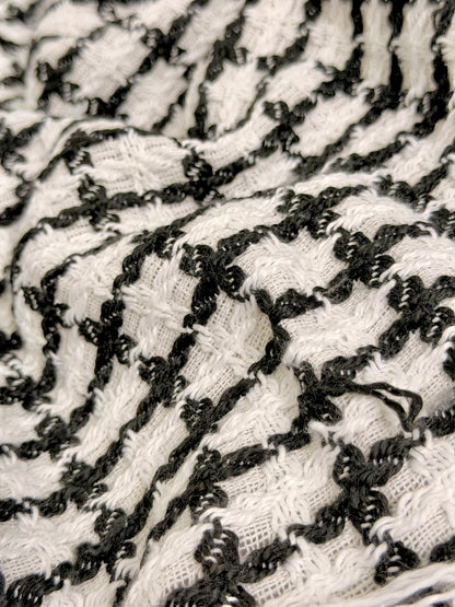 Tweed Monochrome Grid