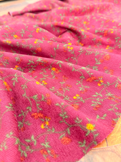Printed Corduroy Flower 21