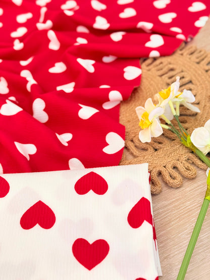 Printed Rib Sweet Valentine
