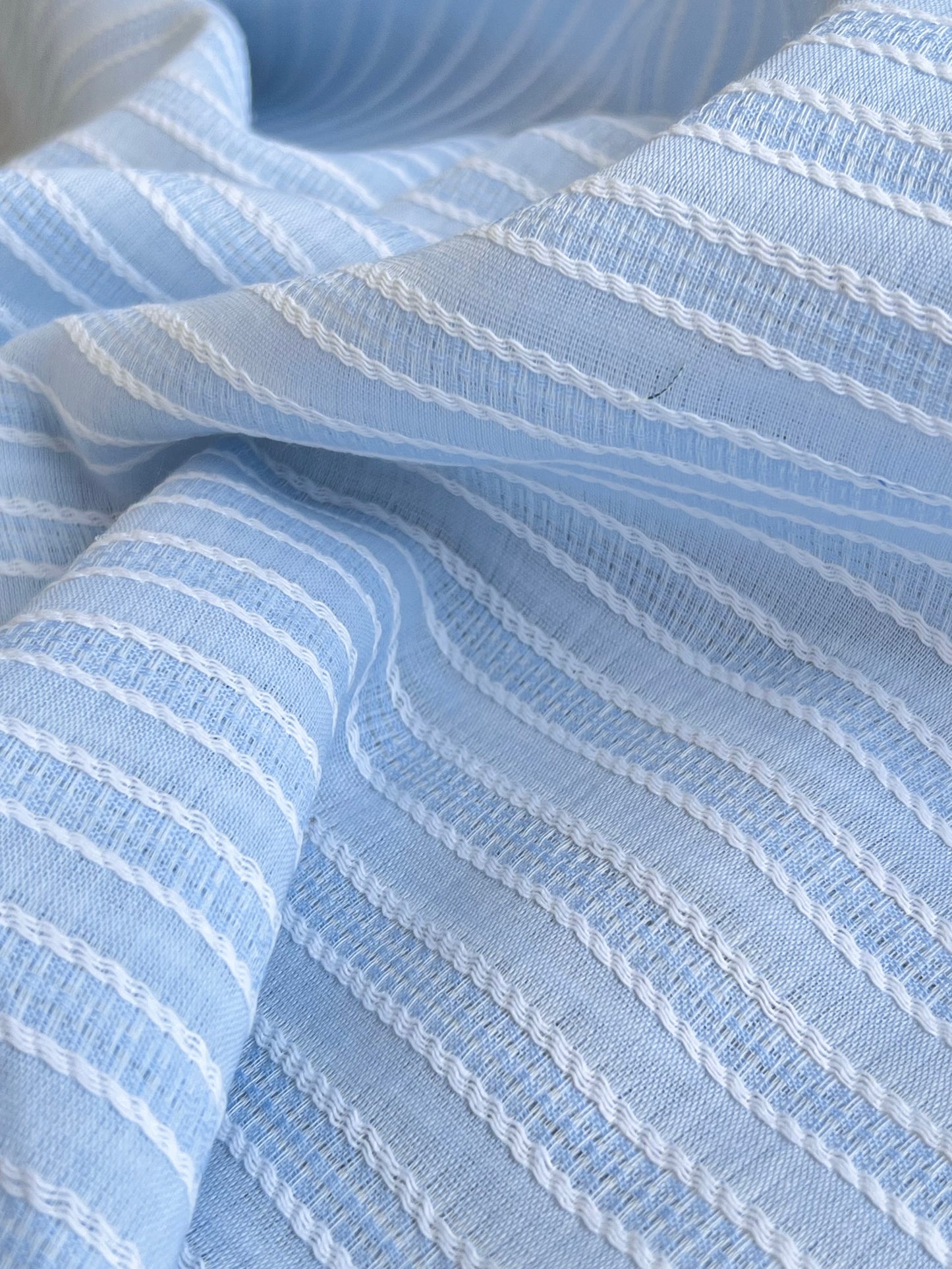 Printed Semi Linen Stripes 01