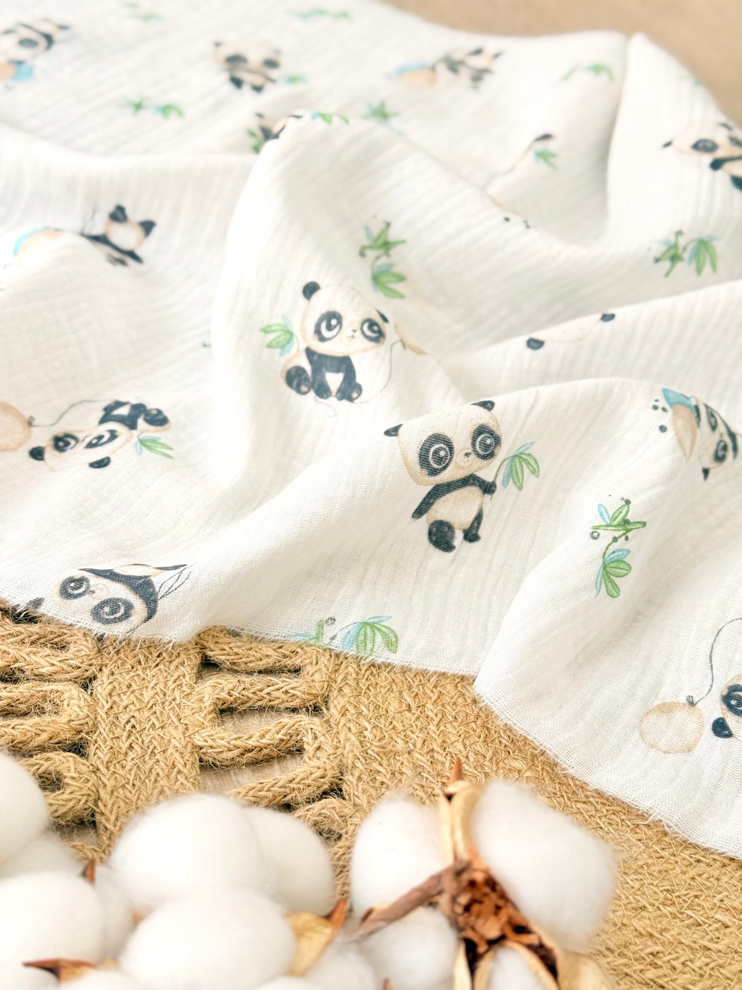 Muselina Baby Pandas