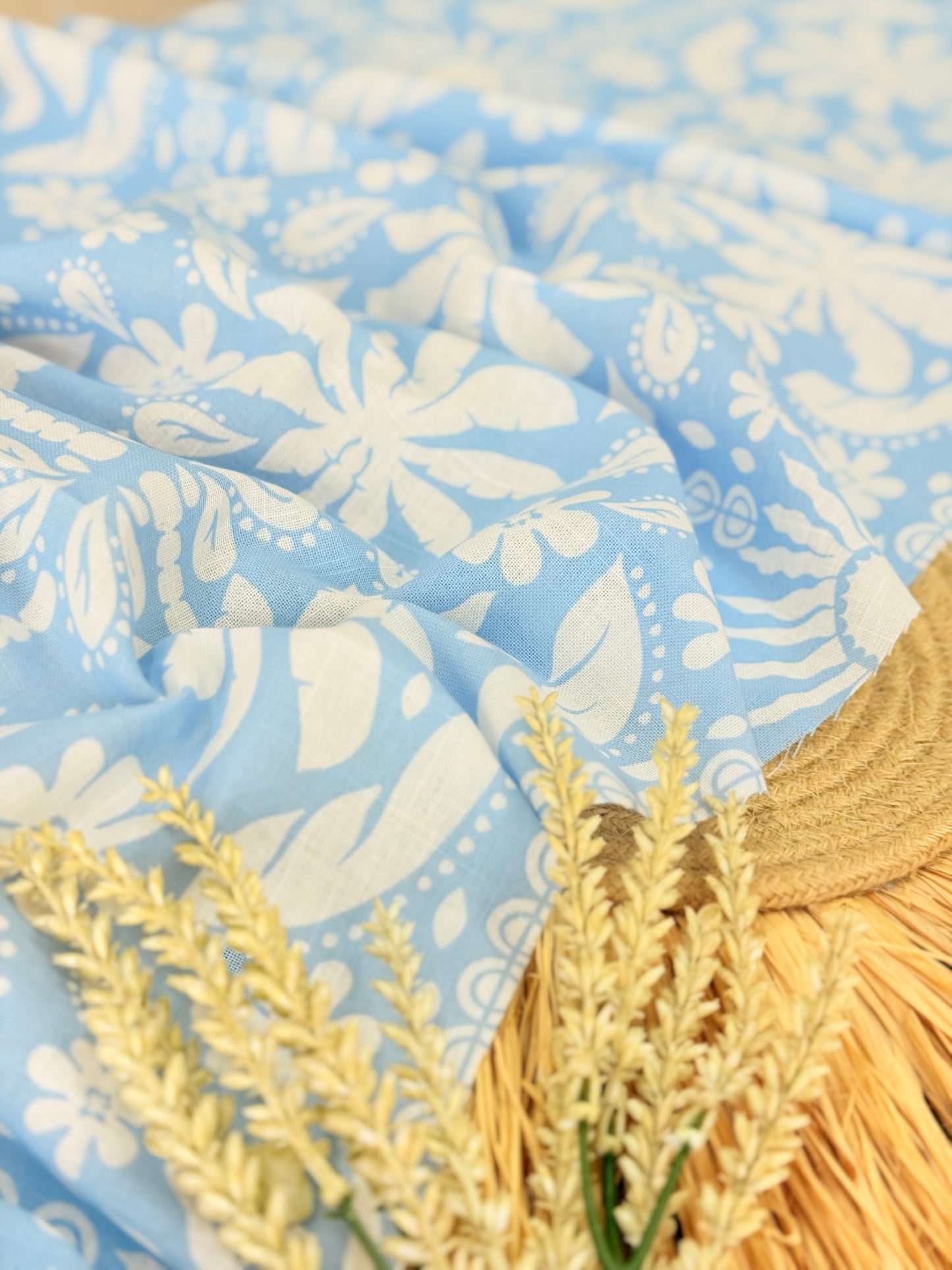 Printed Linen Sunlit Heritage